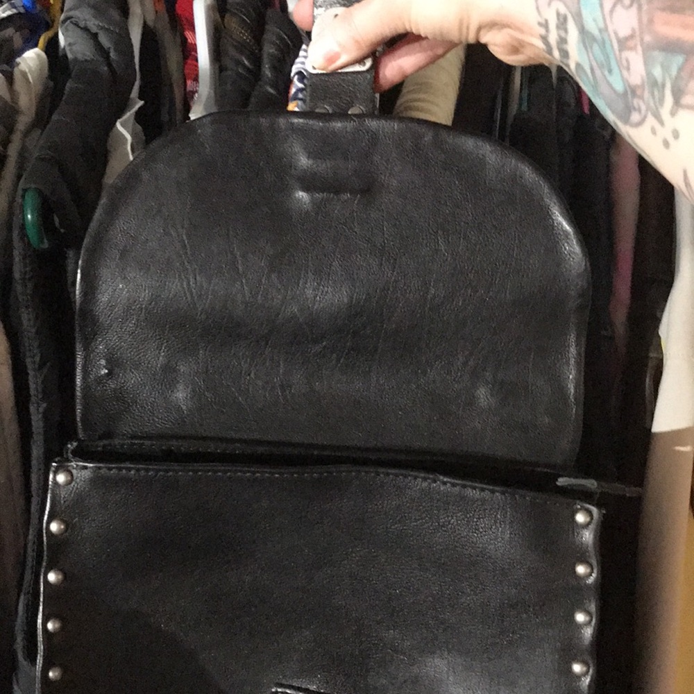 Stylish Black Leather A.S.98 Bag - Picture 8 of 12
